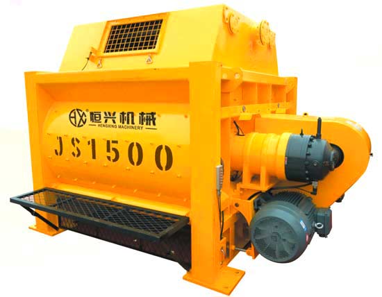 JS1500雙卧軸強(qiáng)制式攪拌機