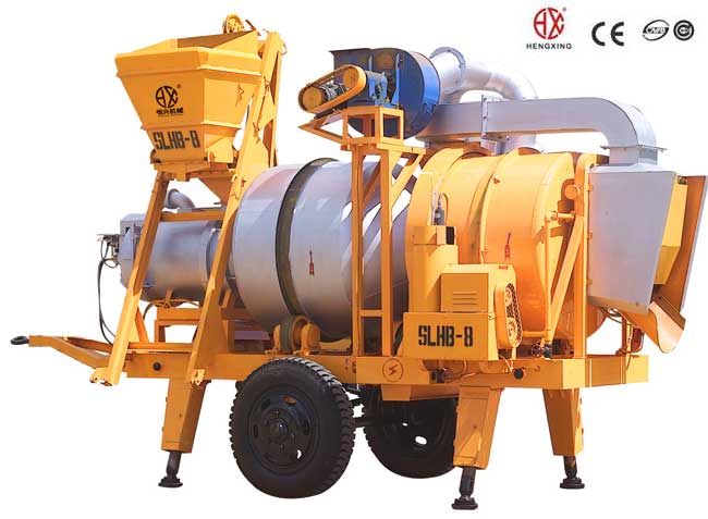 移動雙滾(gun)筒間歇式瀝青(qīng)混合料拌和機(jī)