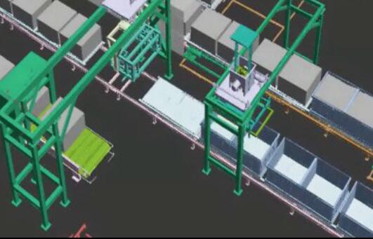 水泥(ni)發泡砌塊生(shēng)産線 泡沫混(hun)凝土砌塊生(shēng)産線3D視頻