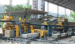 免(mian)蒸發泡(pao)砌塊生(sheng)産線